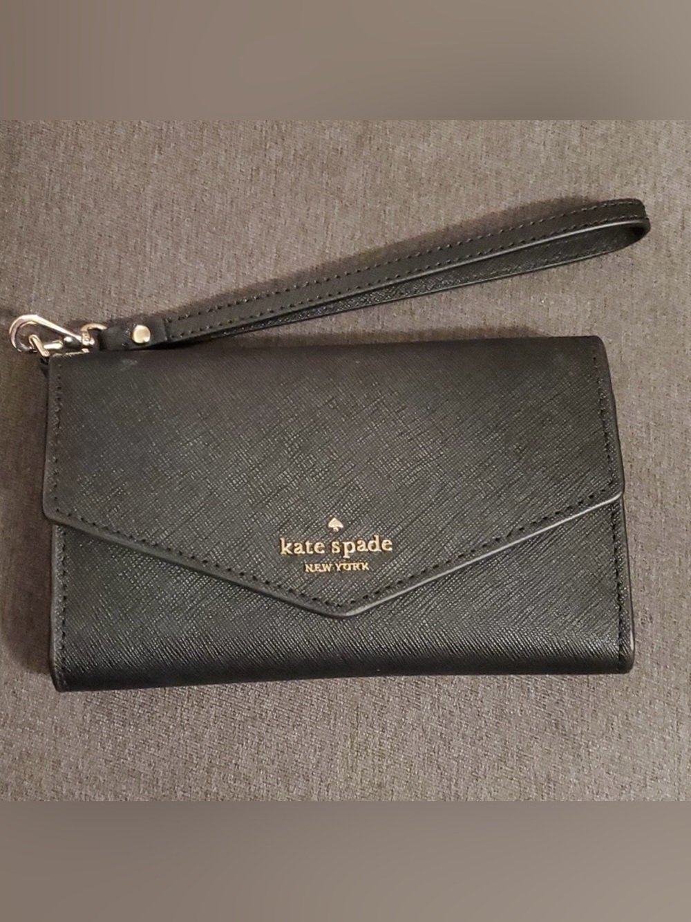 Kate Spade Black Wristlet Clutch